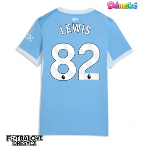 Manchester City Rico Lewis #82 Dámské Domácí Dres 2026-27 Krátký Rukáv Manchester City Rico Lewis #82 Dámské Domácí Dres 2026-27 Krátký Rukáv